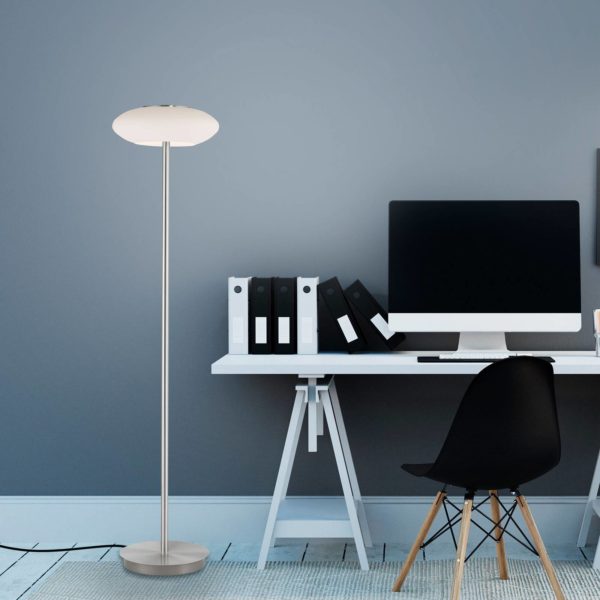 Q-Smart-Home Paul Neuhaus Q-ETIENNE lampadaire LED, acier Q-Smart-Home