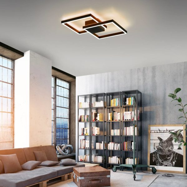 Q-Smart-Home Paul Neuhaus Q-MARKO plafonnier LED, x2, angulaire Q-Smart-Home