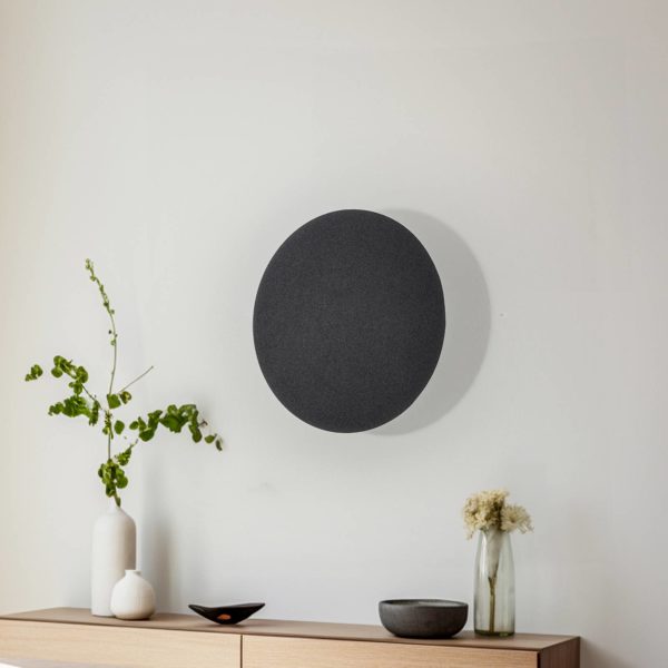 TK Lighting Applique murale Lunia New, noir, Ø 30 cm TK Lighting