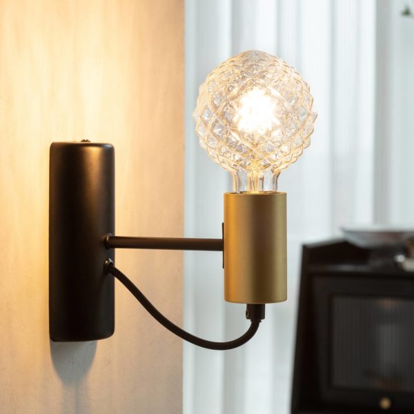 Lucande E27 Ampoule LED G95 3,8W, 2700K, structure, claire LUCANDE