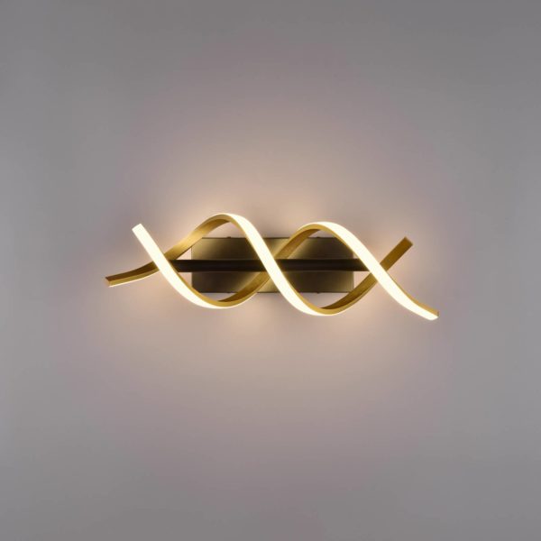 Trio Lighting Applique LED Sequence, dimmable, CCT, laiton Trio Lighting