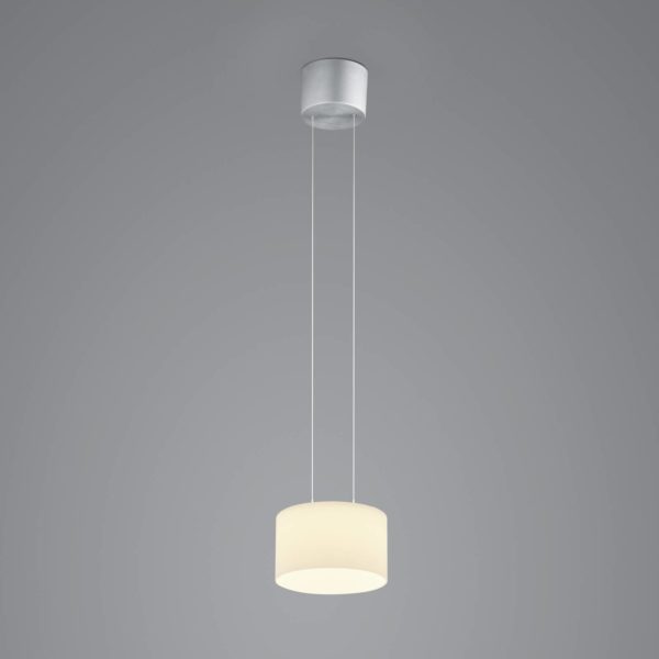 BANKAMP Grand Opal Suspension, 1 lampe, Ø 20 cm, aluminium BANKAMP