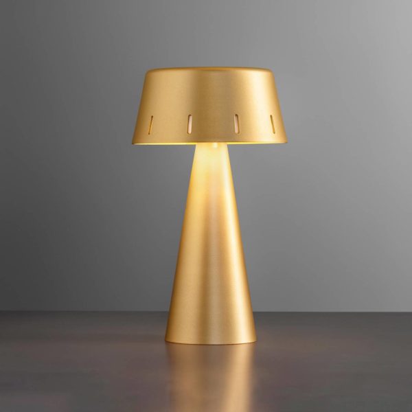 OLEV Makà Lampe de table LED avec batterie, or OleV