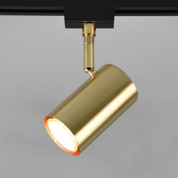 Trio Lighting spot 2 phases Marley DUOline, GU10, laiton mat Trio Lighting