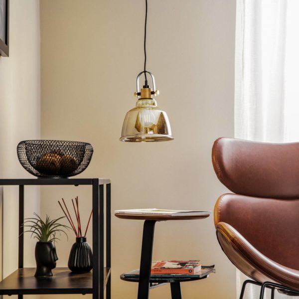 Euluna Suspension Amalfi, argent, Ø 20 cm Euluna