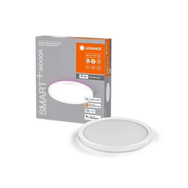 LEDVANCE SMART+ WiFi Orbis Ultra Backlight, Ø24cm, blanc LEDVANCE SMART+