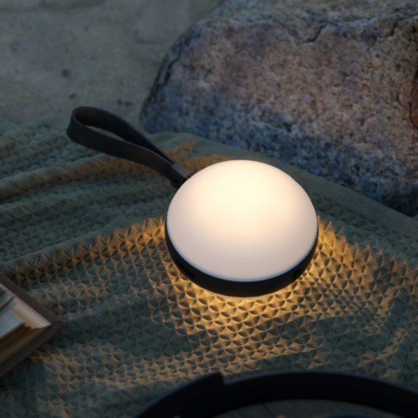 Nordlux Luminaire d’extérieur LED Bring to go Ø 12 cm blanc/noir Nordlux