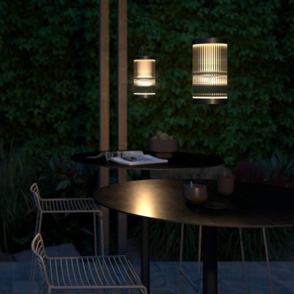 Nordlux Suspension d’extérieur Coupar, Ø 13 cm, noir Nordlux