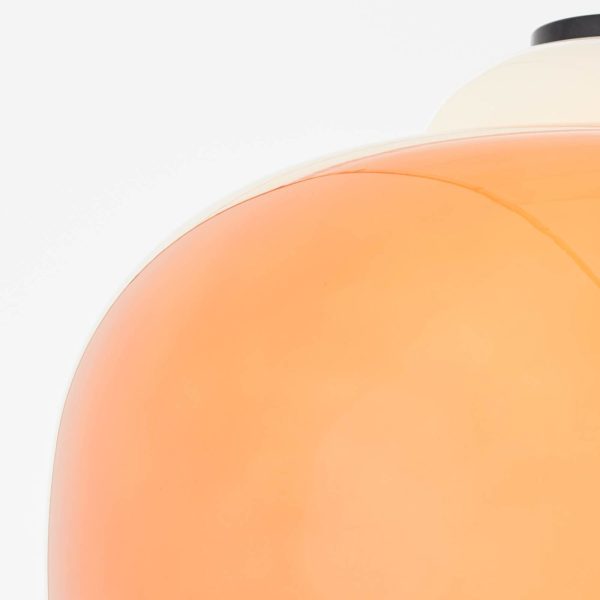 Brilliant Suspension Blop en verre, orange Brilliant