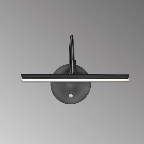 FISCHER & HONSEL Applique LED Nami à interrupteur, CCT, noir sable FISCHER & HONSEL