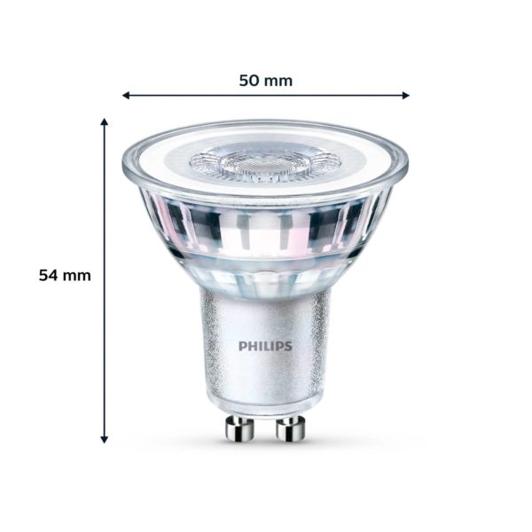 Philips LED GU10 4,6 W 355lm 827 claire 36° x6 Philips