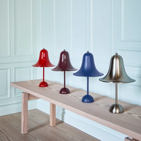 VERPAN Pantop lampe à poser, métallisé mat Verpan