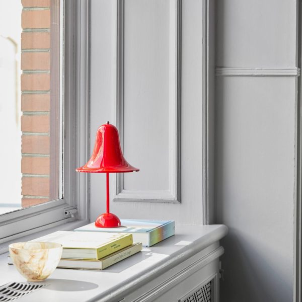 VERPAN Pantop portable lampe LED, rouge brillant Verpan