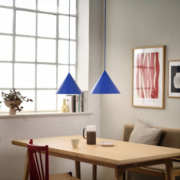 FRANDSEN Benjamin suspension Ø 30 cm bleu mat Frandsen