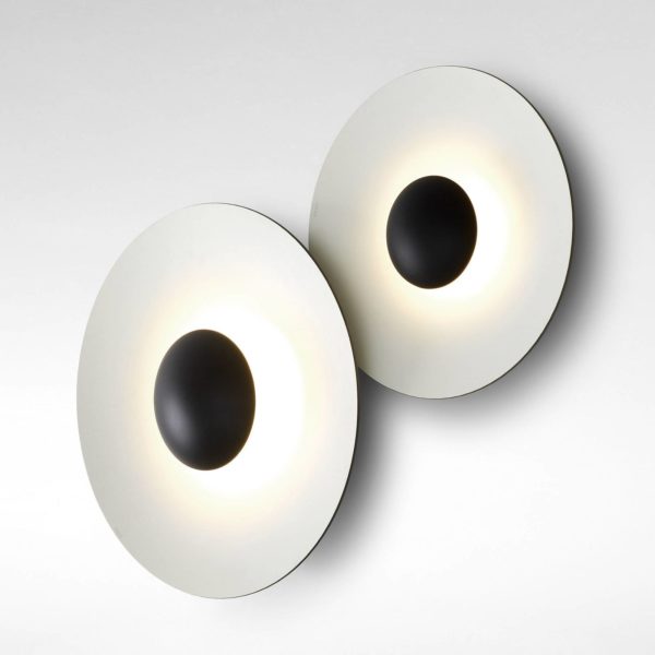MARSET Ginger 20C applique murale LED Ø20cm chêne/blanc Marset