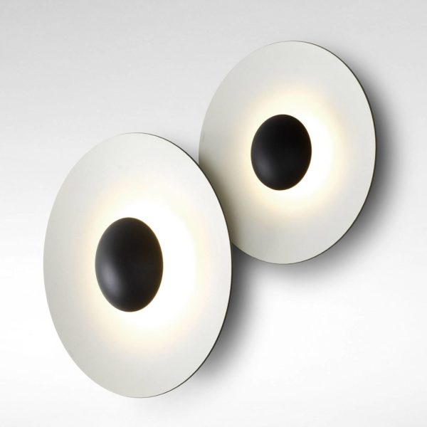 MARSET Ginger 32C applique murale LED Ø32cm chêne/blanc Marset