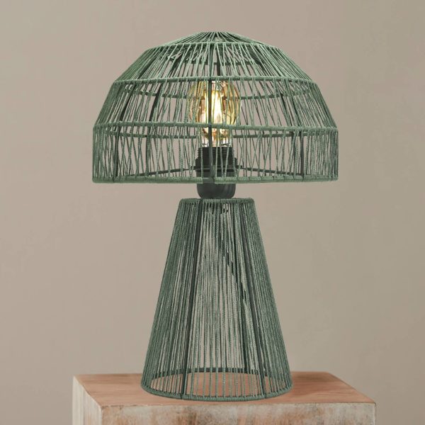 PR Home Porcini lampe hauteur 37 cm vert sauge PR Home