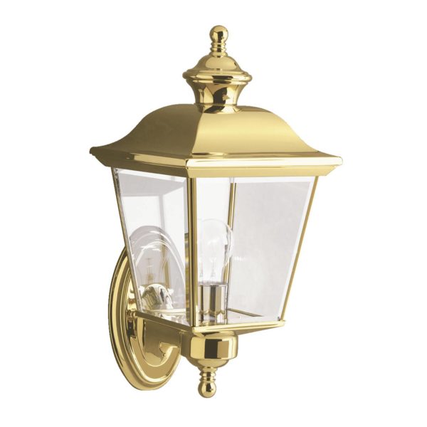 KICHLER Applique extérieur Bay Shore douille haut or poli KICHLER