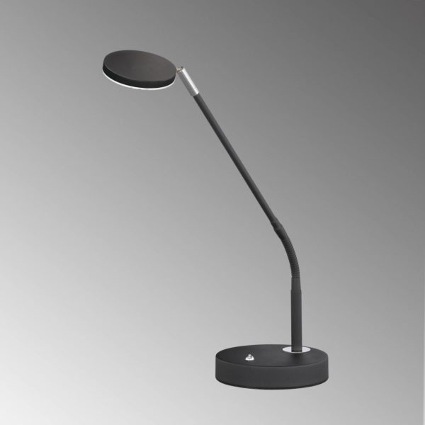 FH Lighting Lampe à poser LED Lunia, dimmable, noir sable FH Lighting