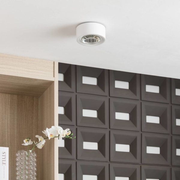Arcchio Rotari plafonnier LED, lentille, 1 lampe rigide Arcchio