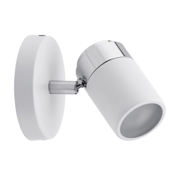 Paulmann Zyli spot mural blanc/chromé à une lampe Paulmann