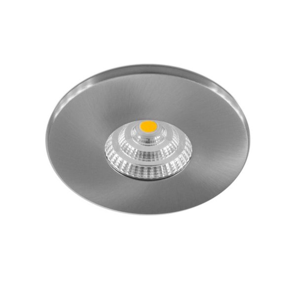 EVN Magneto plafonnier LED IP44 acier inoxydable EVN