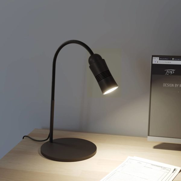Top Light Neo! Table lampe à poser LED dim noire/noire Top Light