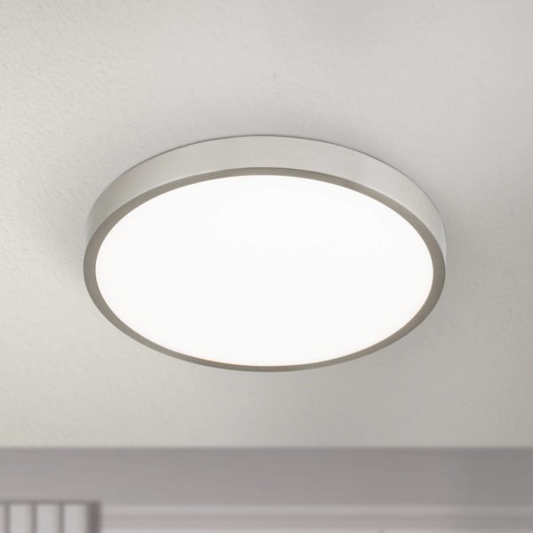 Orion Plafonnier LED Bully, nickel mat, Ø 28 cm Orion