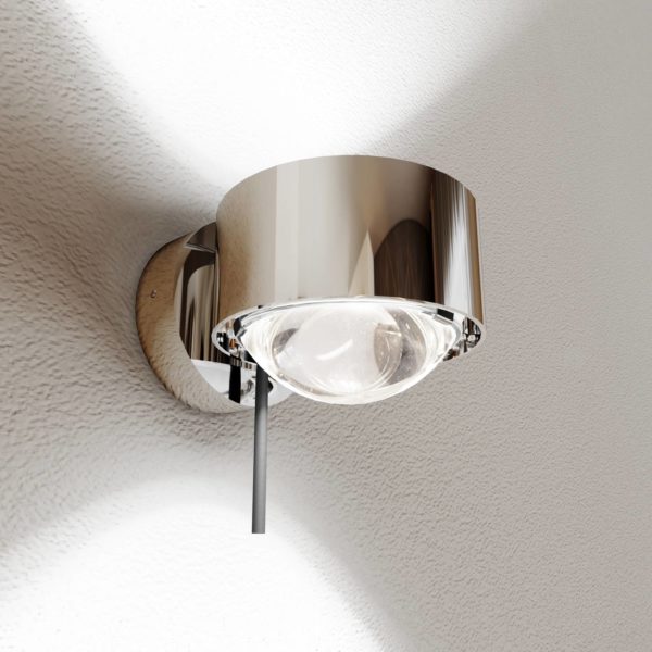 Top Light Puk! 80 Wall spot LED lentilles clair chromé Top Light