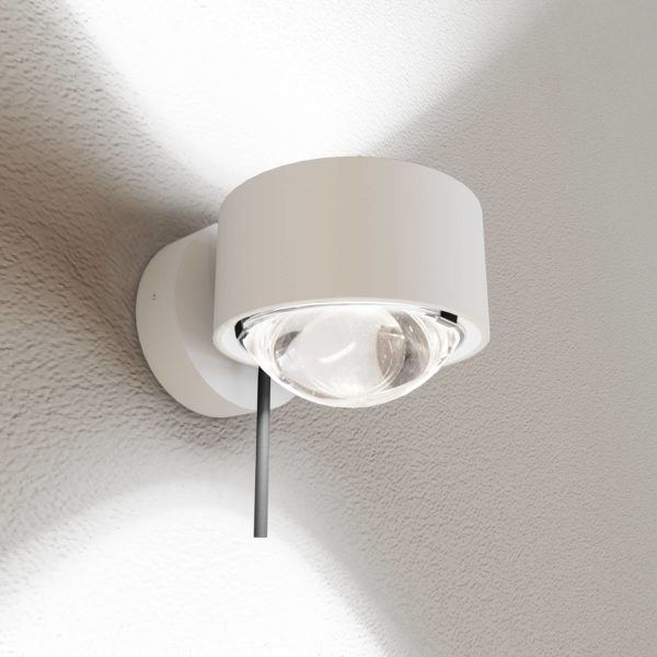 Top Light Puk! 80 Wall spot LED lentilles clair blanc mat Top Light