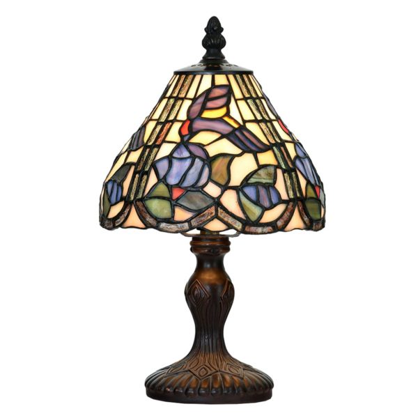 Clayre&Eef Lampe à poser 5LL-6181 style Tiffany, Ø 18 cm Clayre&Eef
