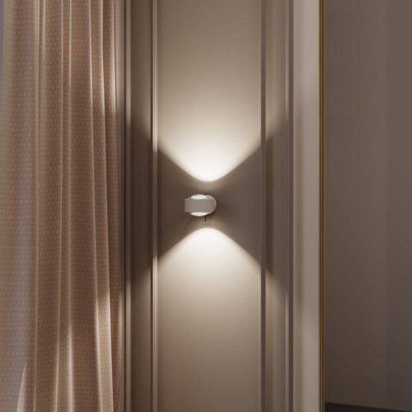 Top Light Puk! 120 Wall spot LED, claires, blanc mat Top Light