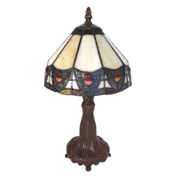 Clayre&Eef Lampe à poser 5LL-6108, style Tiffany Clayre&Eef
