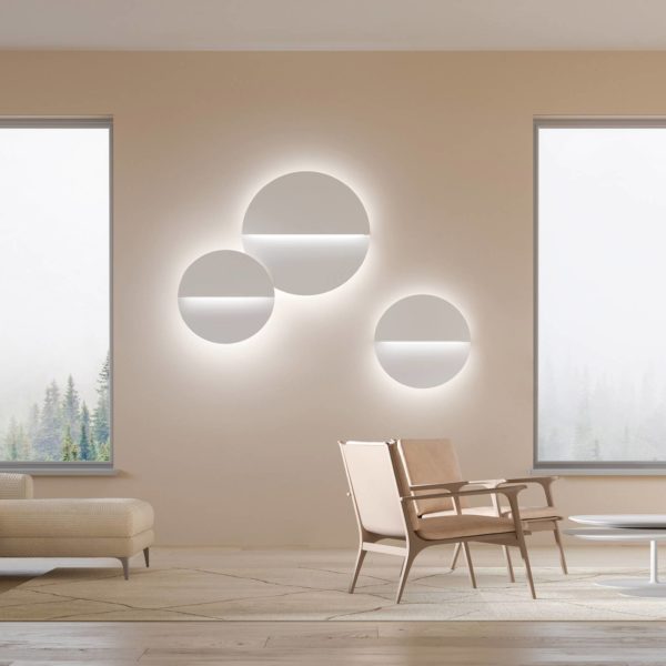 Applique murale LED Butterfly Modo Luce Ø 54 cm blanc Modo Luce