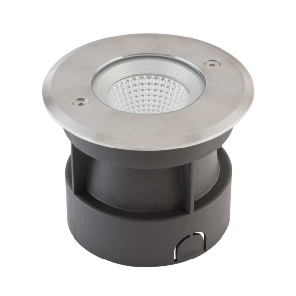 EVN Meerkat, rond, 60°, inox, 6W, 4.000 K EVN