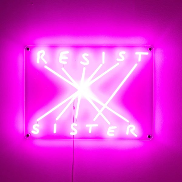 SELETTI Applique déco LED Resist-Sister, fuchsia Seletti