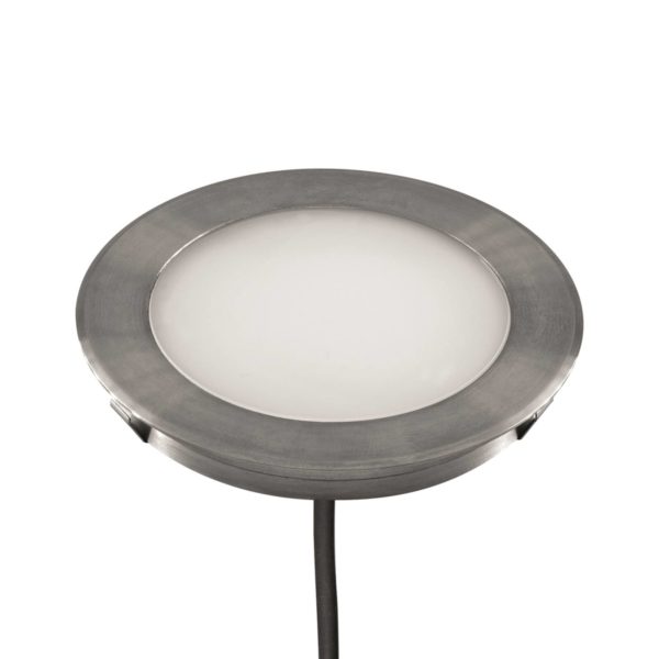 EVN L67101540 Luminaire encastré dans le sol, Ø 8,5 cm, 4.000K EVN