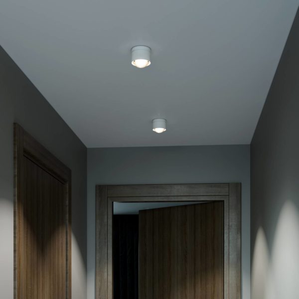 Top Light Puk! 80 One spot LED lentille mate, blanc mat Top Light