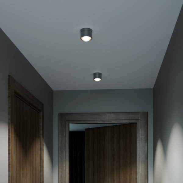 Top Light Puk! 80 One spot LED lentille mate, anthracite Top Light