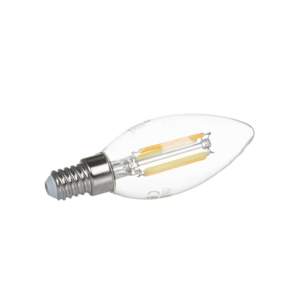LUUMR Smart ampoule bougie LED claire E14 4,2W Tuya WLAN CCT LUUMR