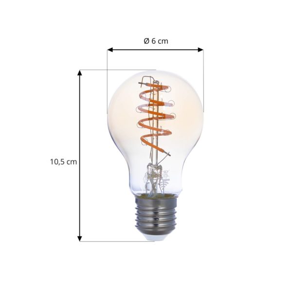 LUUMR Smart ampoule LED A60 E27 ambre 4,9W Tuya WLAN LUUMR