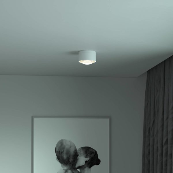 Top Light Puk! 120 One spot LED lentille mate, blanc mat Top Light