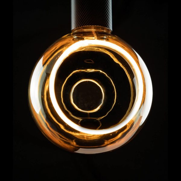 SEGULA globe flottant LED G150 E27 4,5 W doré 90° Segula