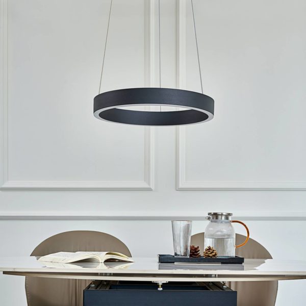 Arcchio Answin suspension LED 26,4 W noire Arcchio
