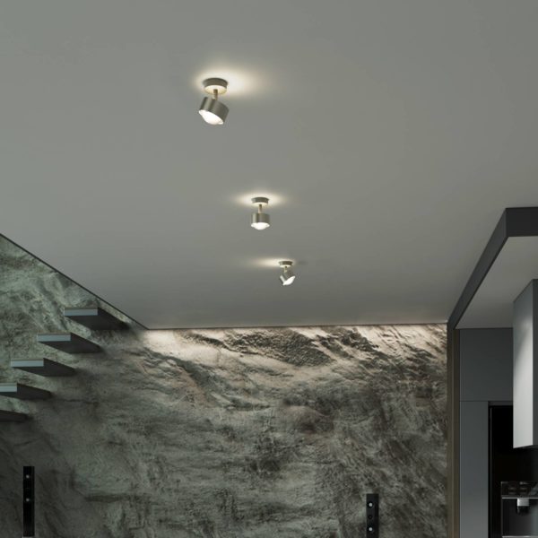 Top Light Puk! 80 Turn up/downlight, mate, nickel mat Top Light