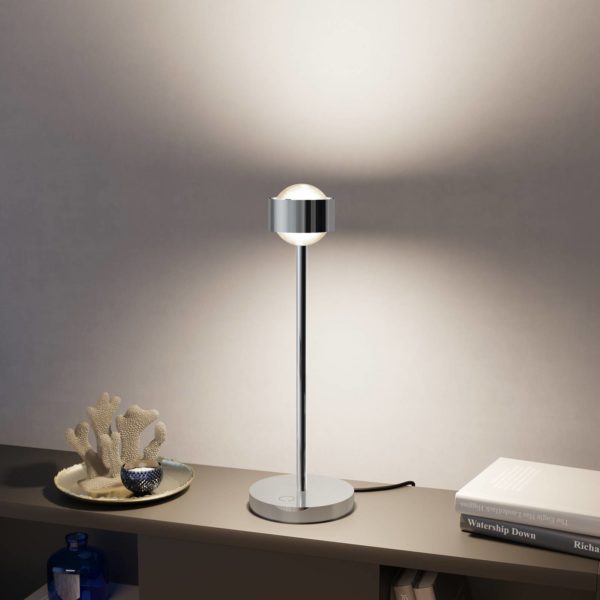 Top Light Puk! 80 Eye Table LED, mates, chromé Top Light