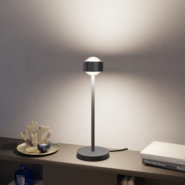 Top Light Puk! 80 Eye Table LED, mates, noir mat Top Light