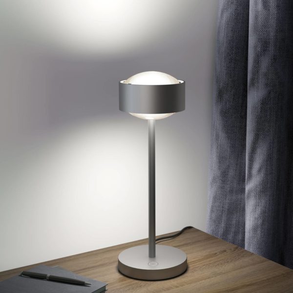 Top Light Puk! 120 Eye Table LED, mates, chromé mat Top Light