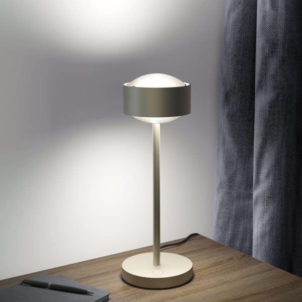 Top Light Puk! 120 Eye Table LED, mates, nickel mat Top Light