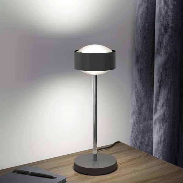 Top Light Puk! 120 Eye Table LED, mates, anthracite/chromé Top Light